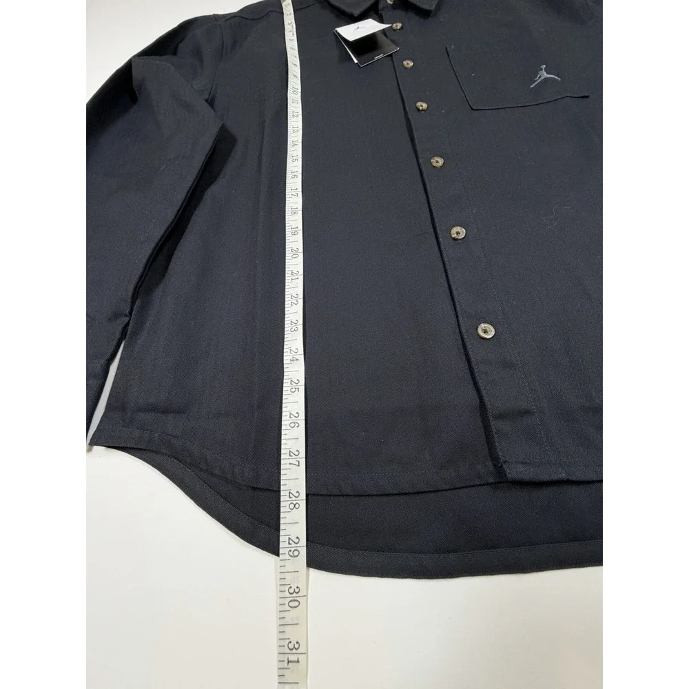 Nike Air Jordan Essential Statement Button-Down Shirt FV7446-010 Men's Size M